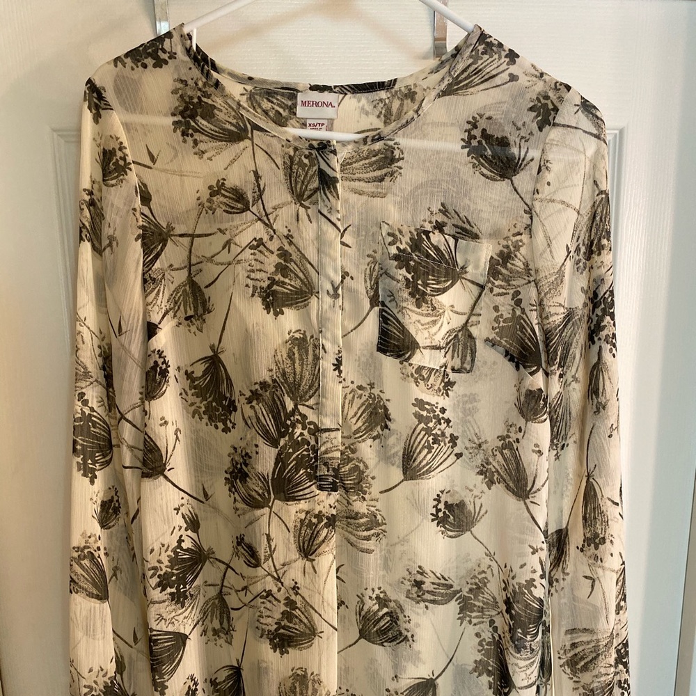 Sheer tunic